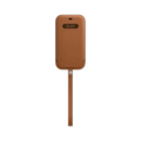 Apple iPhone12 Pro Max Leather Sleeve with MagSafe Saddle Brown