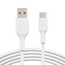 Belkin BoostCharge USB-A to USB-C Cable 15W 1M - White