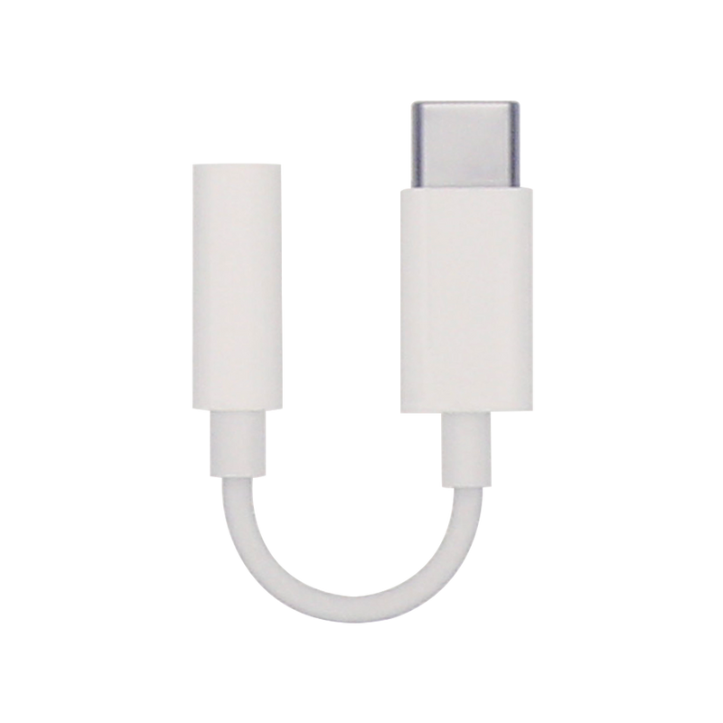 Doormoon USB-C to Headphone Jack Adapter White