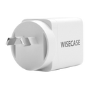 Wisecase 47W EE472OC GaN Wall Charger with 2xUSB-C PD Ports White
