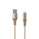Wisecase 1.5M Lightning To USB Cable Gold