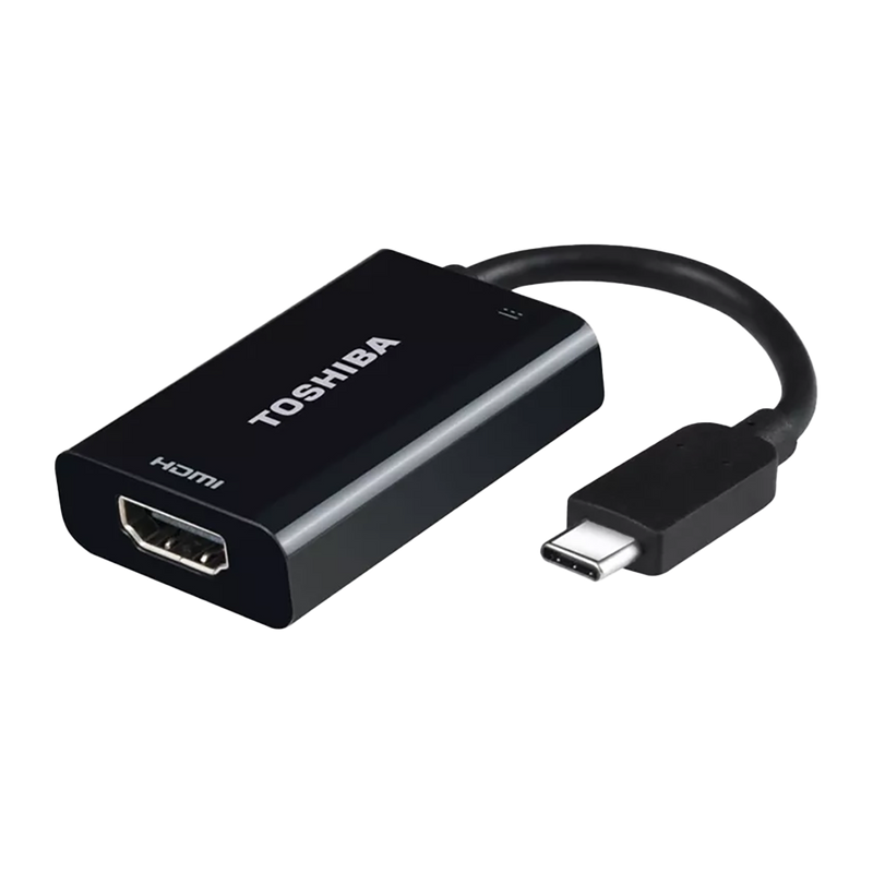 TOSHIBA USB-C TO HDMI WITH PD CHARGING Black