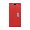Wisecase iPhone 15 Pro Pocket Diary Wallet Red