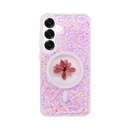 Wisecase Samsung S25 Moda Print Magsafe Case Purple