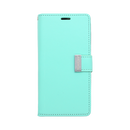 Wisecase iPhone 15 Pocket Diary Wallet Cyan
