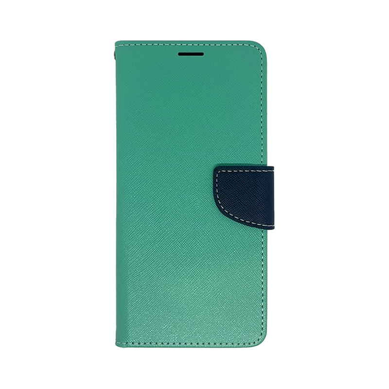 Wisecase Samsung Galaxy A55 MERC Wallet --Cyan+Dark Blue