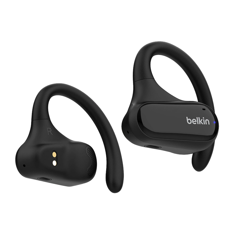 Belkin SoundForm ClearFit Open Ear Sports and Urban Headphones - Black
