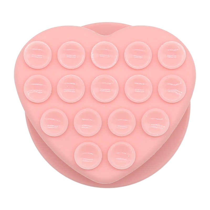 Popsnap Heart - shaped Suction Cup with Magsafe Phone Stand Pink