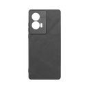 Wisecase Motorola Edge 50 Fusion PU Protective Cover Black