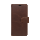 Wisecase Samsung Galaxy S23 Ultra Deluxe Wallet Folio Brown