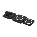 Doormoon WST WOP14 Folding Magnetic 3 in 1 Wireless Charger Black