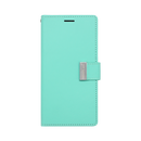Wisecase iPhone 16 Pro Pocket Diary Wallet Cyan