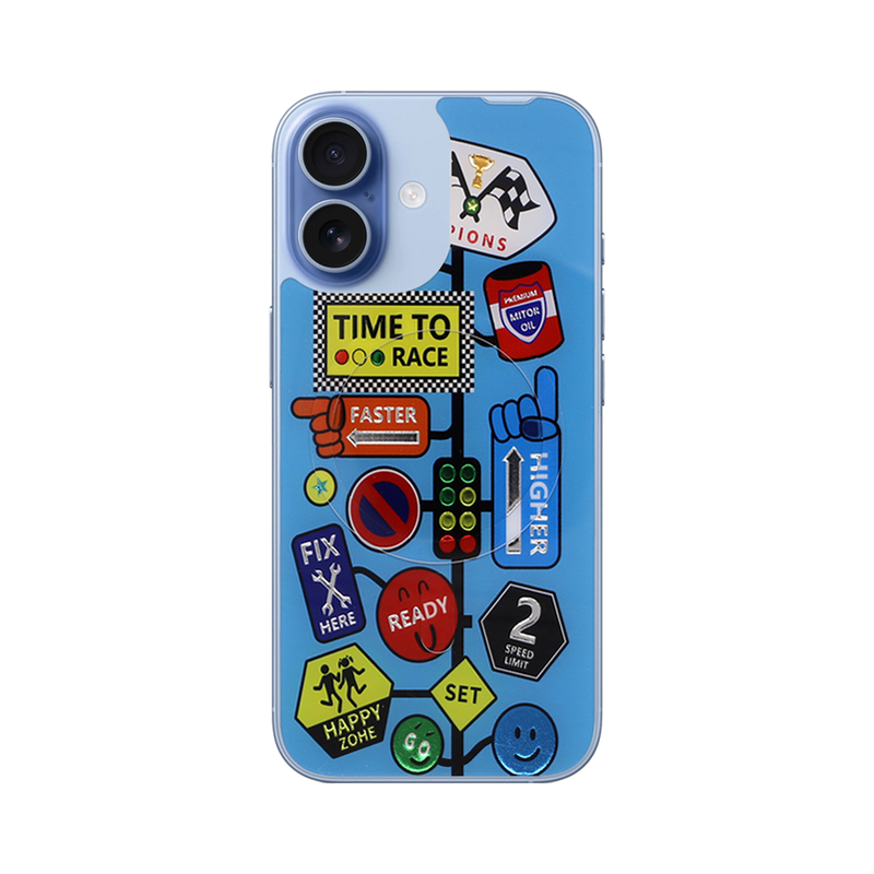 Love Tech iPhone 17 Magnetic Back Panel Bushland Racing Memories