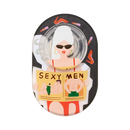 Popsnap Magnetic Phone Grip&Stand With Swappable Top Modern Lady