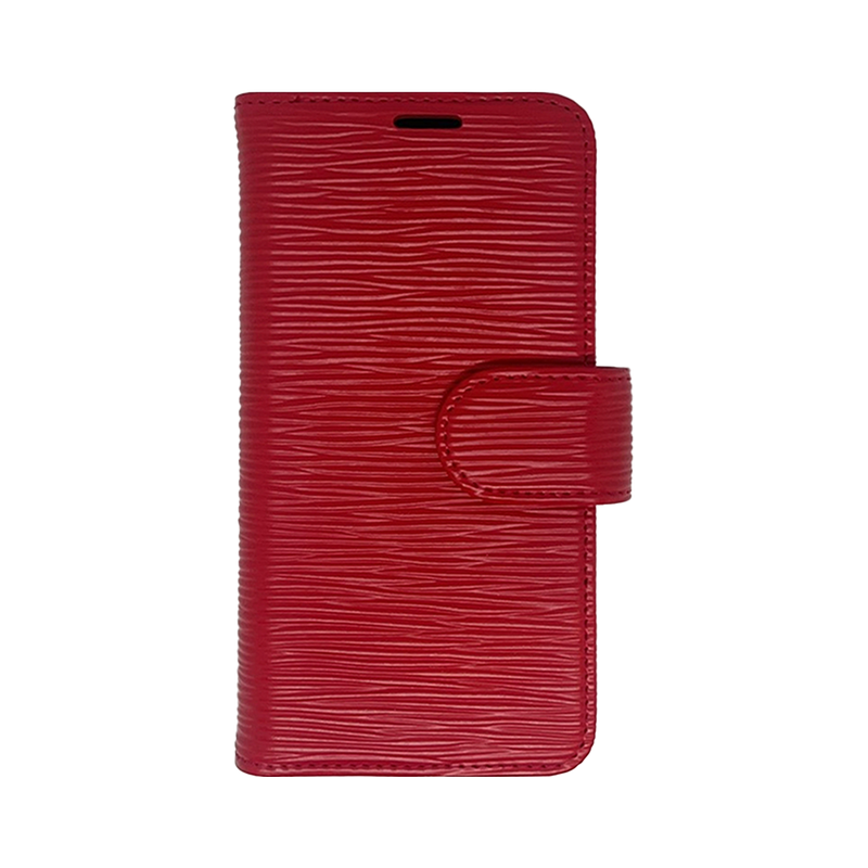 Wisecase Samsung Galaxy S24 Deluxe Wallet Folio Red