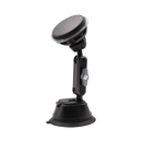 Wisecase WH03S-S40/S00 15W Qi2 MagSafe Car Phone Holder With Suction Mount & Adjustable Arm Black