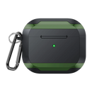 Wisecase Protective Airpod Case for Airpods Pro3 Black+Green