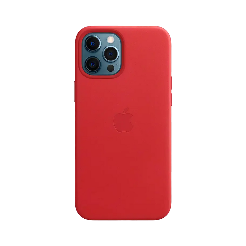 Apple iPhone12 Pro Max Leather Case SCARLET