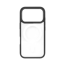 Love Tech iPhone 17 Pro Magnetic Case with Replaceable Back Panel+Magnetic Clear Back Panel Black