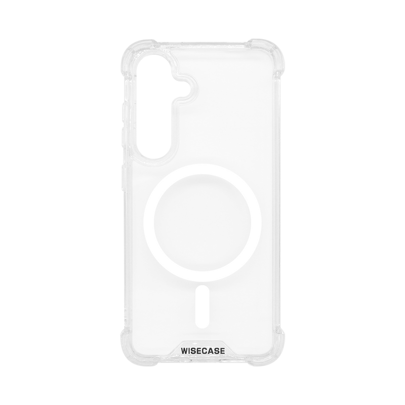 Wisecase Samsung Galaxy S25/S24 Lucid Case Magsafe Clear