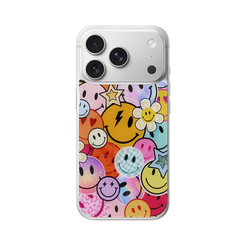 Love Tech iPhone 17 Pro Magnetic Back Panel Happy Faces