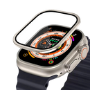 Doormoon Apple Watch Ultra 49mm Protective glass with Aluminium Frame Clear