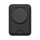 Popsnap PU Card Wallet Magsafe With Air Socket Stand Black