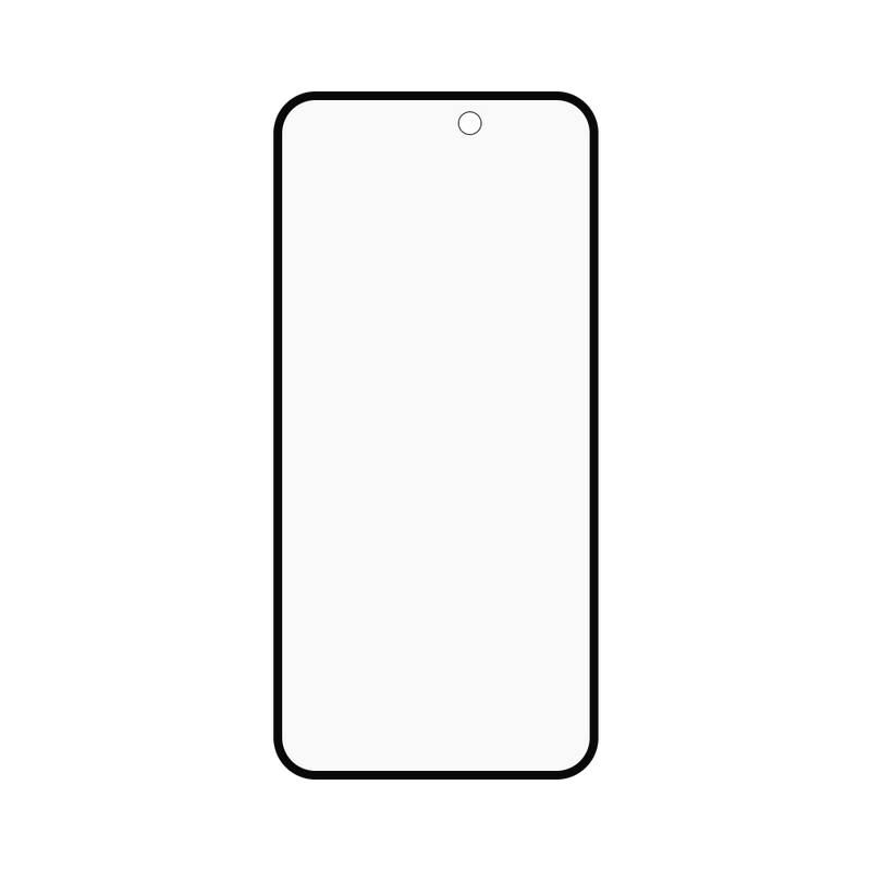 Doormoon iPhone 15 Pro 5D Tempered Glass - Black