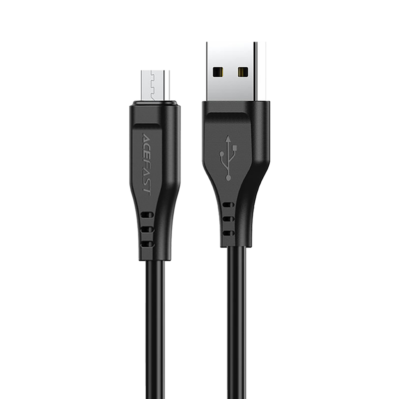 Acefast C3-09 USB-A to Micro-USB TPE Charging Data Cable 1.2m Black
