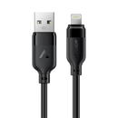 Acefast C16-02 TPU charging data cable USB-A to Lightning 1.2m Black