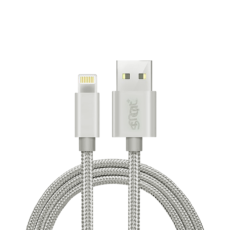 VOORCA Full Color Lightning Cable 1.5M- Silver