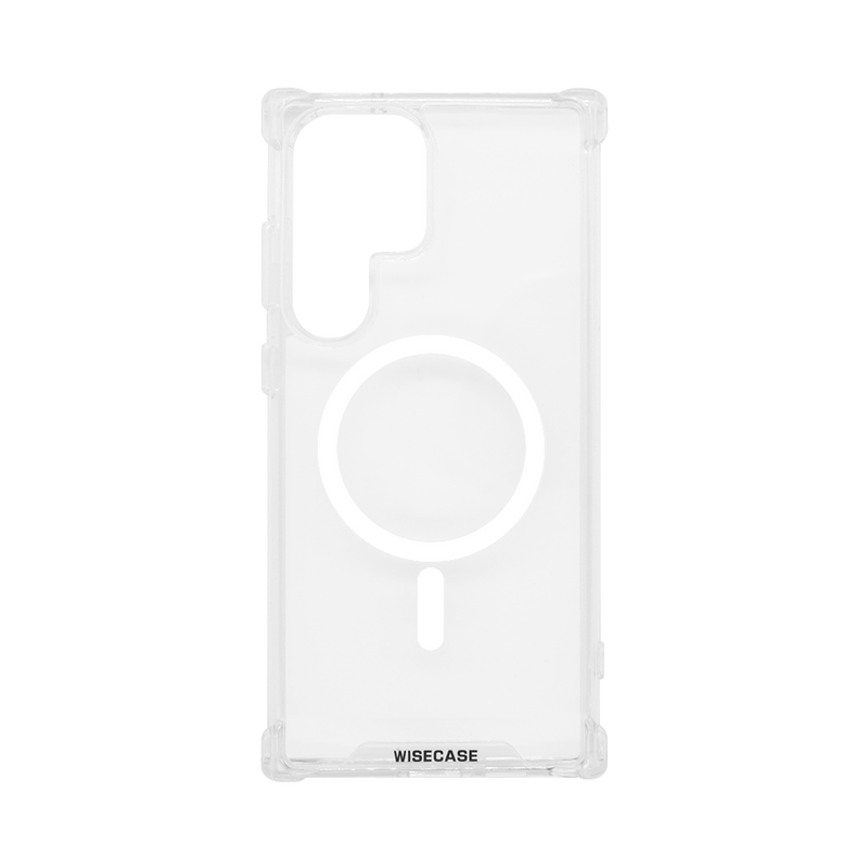 Wisecase Samsung Galaxy S23Ultra Tough Gel Magsafe Clear