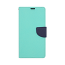 Wisecase Samsung GalaxyA37/ A36 MERC Wallet --Cyan+Dark Blue