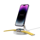 SwitchEasy MagPower 2-in-1 Magnetic Wireless Charger For iPhone/Apple Watch/AirPods White