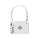 MiLi MiLock Luggage Lock with Integrated Tracker White