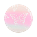 Popsnap Phone Grip&Stand With Swappable Top Pink Butterfly
