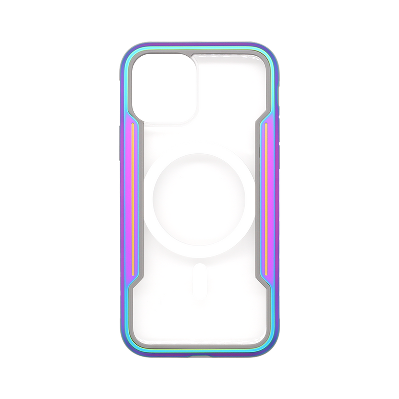 Wisecse iPhone 12/12Pro Bastion Case With Magsafe Iridescent