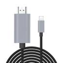 Doormoon Lightning TO HDMI Cable Black