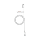 Mophie Essential USB-A to Lightning Cable, Braided, 2M, White