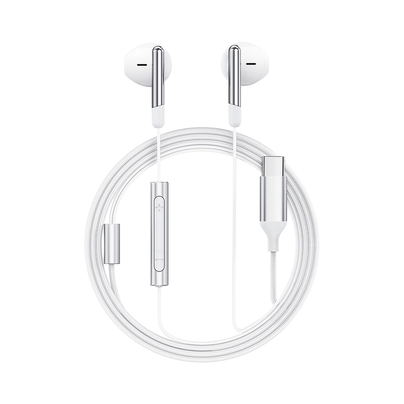 Acefast L3 USB-C Wired Earphones with Mic White