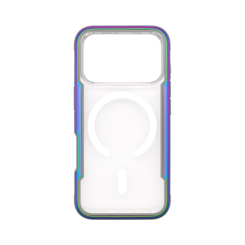 Wisecse iPhone 17 Pro Bastion Case With Magsafe Iridescent