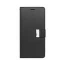 Wisecase iPhone 16 Pro Max Pocket Diary Wallet - Black