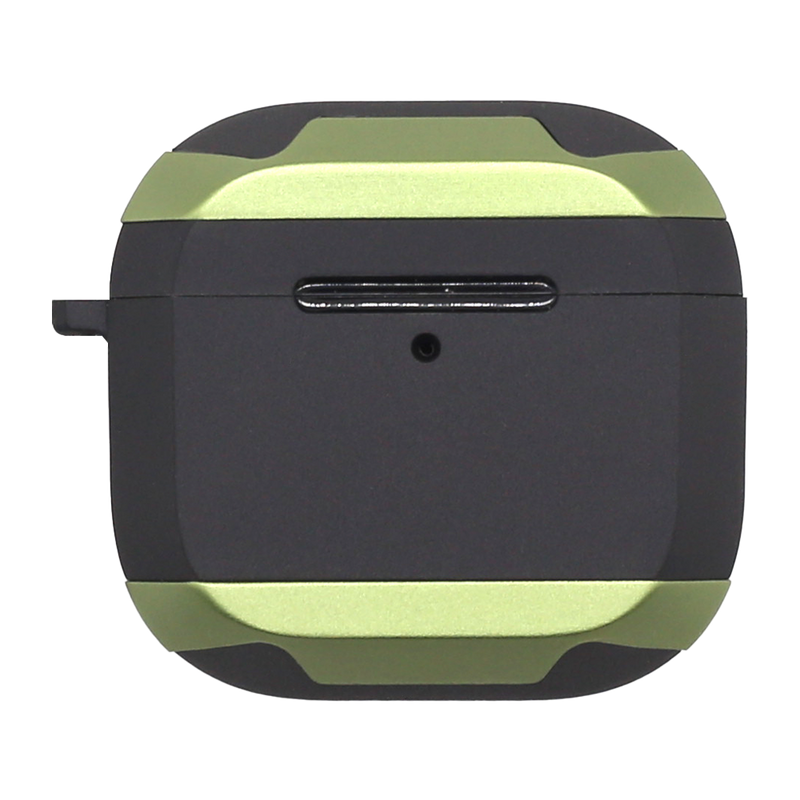 Wisecase Protective Airpod Case for Airpods4 Black+Green