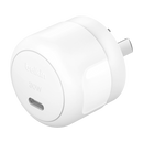 Belkin BoostCharge Compact USB-C® Wall Charger 30W +USB-C Cable with Lightning Connector White