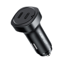 Acefast B2 72W Dual USB-C Metal Car Charger Black