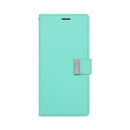 Wisecase iPhone 16 Pro Max Pocket Diary Wallet Cyan