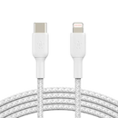 Belkin BoostCharge Pro Braided USB-C to Lightning Cable 1M - White