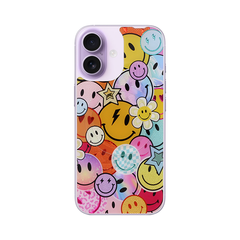 Love Tech iPhone 17 Magnetic Back Panel Happy Faces