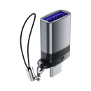 Acefast J7 USB-A to USB-C Adapter Metal Gray