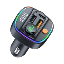 DEVIA Smart Series PD30W+Dual USB Multi-function Wireless MP3 Fast Car Charger Black